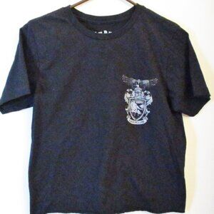Harry Potter Ravenclaw Wise SS Kids TShirt Black Front Crest, Graphic on Back, S